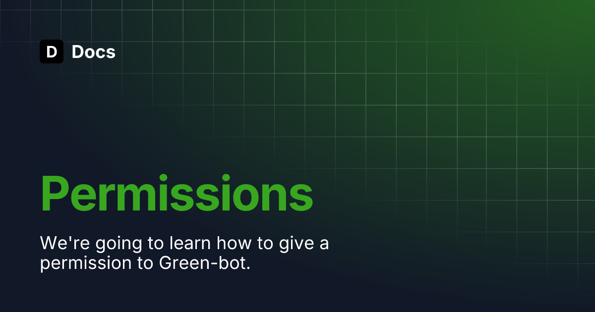 Permissions | Docs